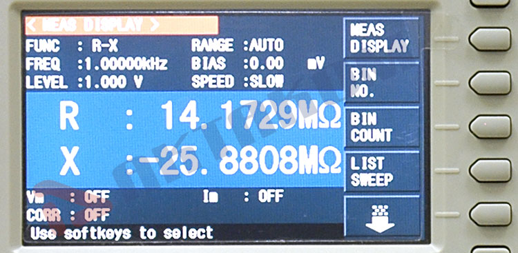 Анализатор компонентов АММ-3038 - экран