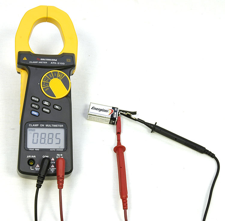 Клещи токовые АТК-2103 - Измерение постоянного тока