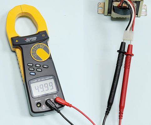 Клещи токовые АТК-2103 - Измерение частоты и коэффициента заполнения