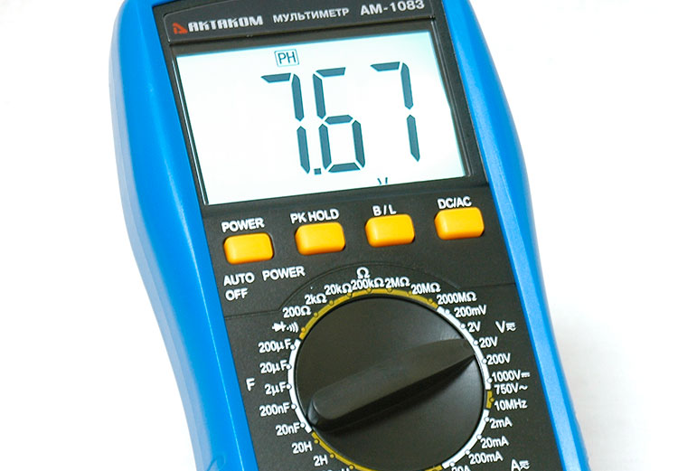 Мультиметр цифровой АМ-1083 - Органы управления