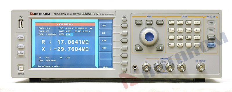 Анализатор компонентов АММ-3078 - вид спереди