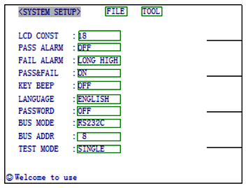     <SYSTEM SETUP>