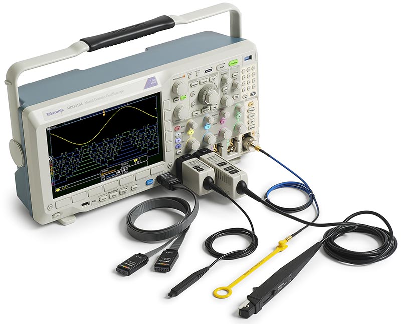 Цифровой осциллограф с анализатором спектра MDO3054 - с пробниками