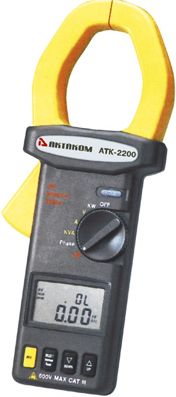Клещи токовые многофункциональные АКТАКОМ АТК-2200