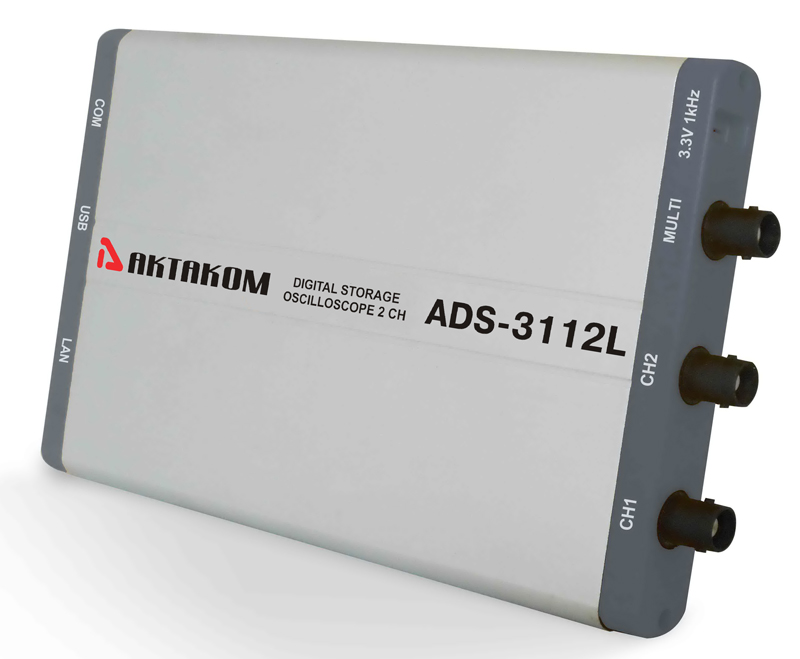 Двухканальный USB осциллограф - приставка ADS-3112L