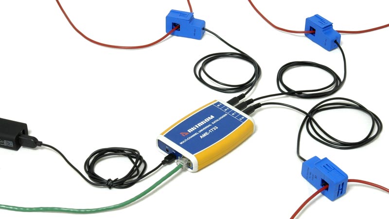 3-канальная USB/LAN система мониторинга АМЕ-1733 - с датчиками тока