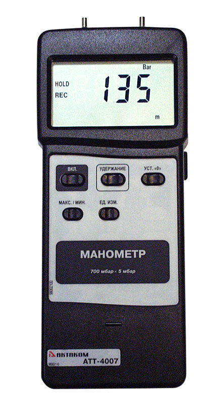 Манометр с выходом на РС АКТАКОМ АТТ-4007