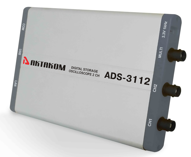 Двухканальный USB осциллограф - приставка ADS-3112