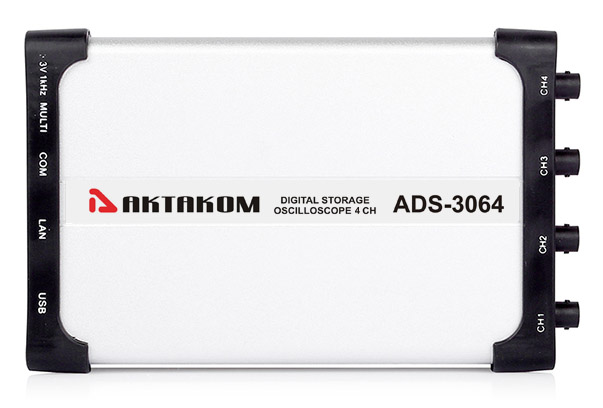 Четырехканальный USB осциллограф - приставка ADS-3064