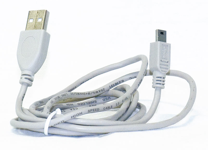 Двухканальный USB осциллограф - приставка АСК-3712 1Т - кабель USB-мини тип А-B