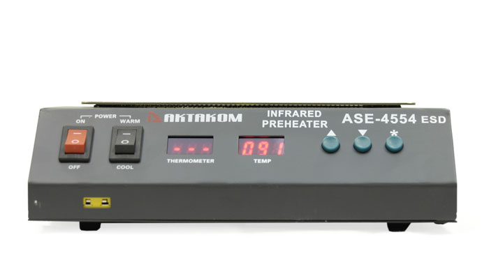 Нагреватель плат ASE-4554 - Вид спереди