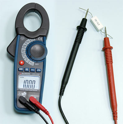 Клещи токовые АСМ-2368 - Измерение сопротивления