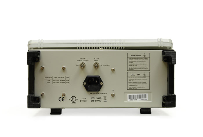 Осциллограф  аналоговый АСК-1051 - вид сзади