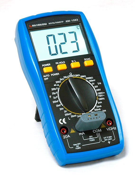 Мультиметр цифровой АМ-1083 - Адаптер для подключения компонентов